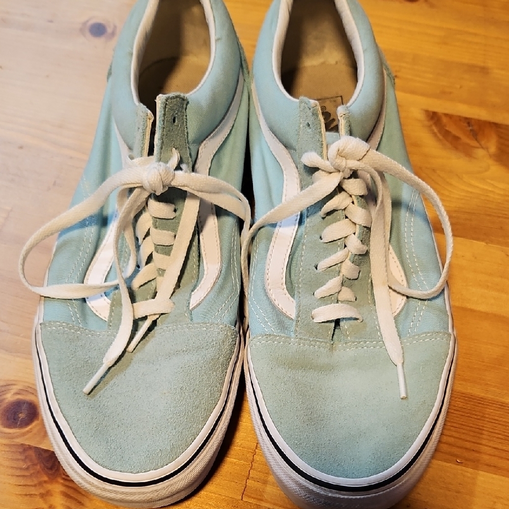 Mint Green High-Top Sneakers